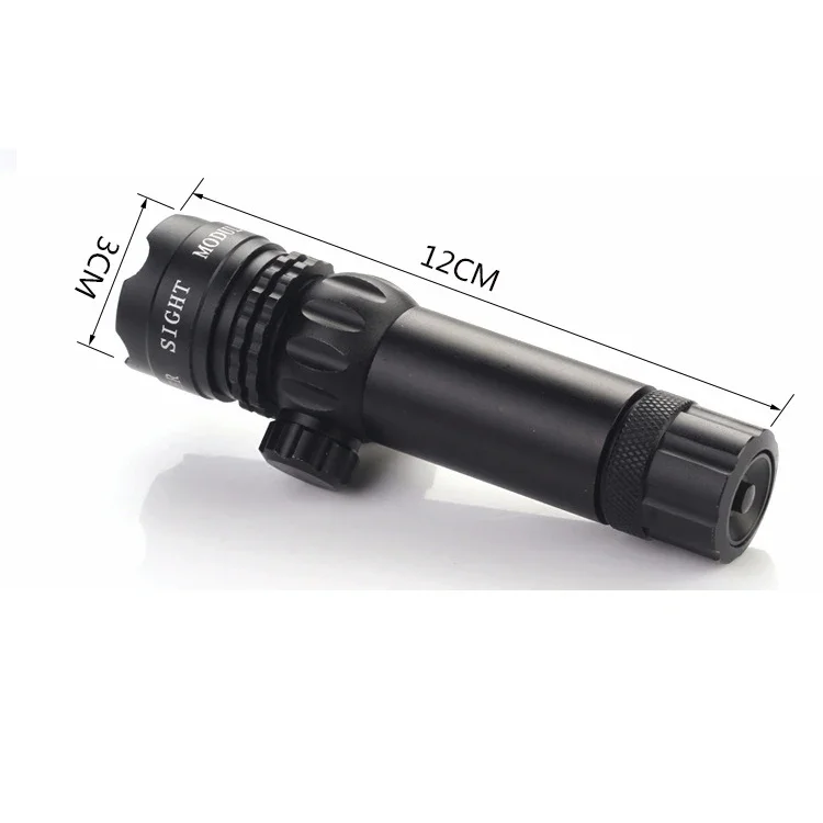 Laser Sight Red Dot Laser Sight Aluminum Alloy Laser Aiming Lamp Red/Green Can Be Installed with Flashlight Outdoor
