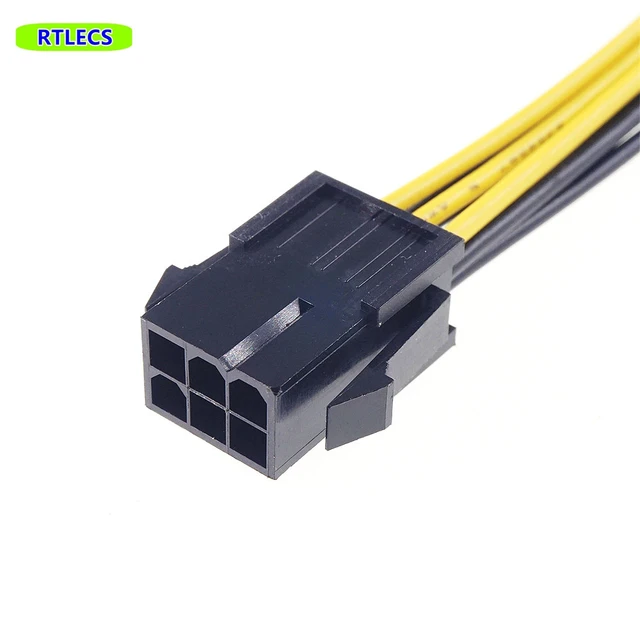 Power cable/adapter for PC graphics card, 6-pin PCI-E/PCI Express