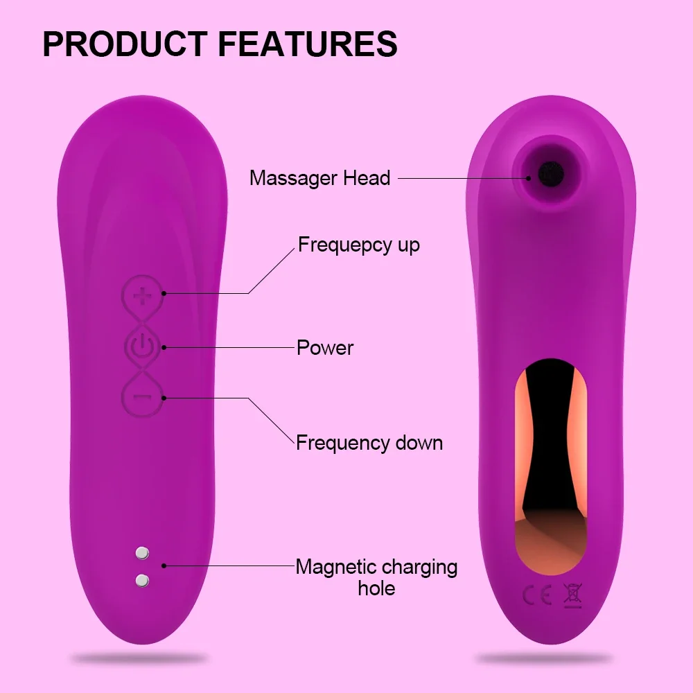 Mini Tongue Licking Sucking Vibrator - Image 3