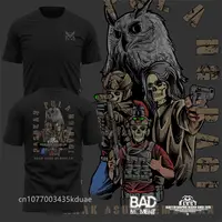 T-Shirt tactique de Sports de plein air pour hommes, respirant, col rond, en coton, manches courtes, hauts de rue, vêtements décontractés 4