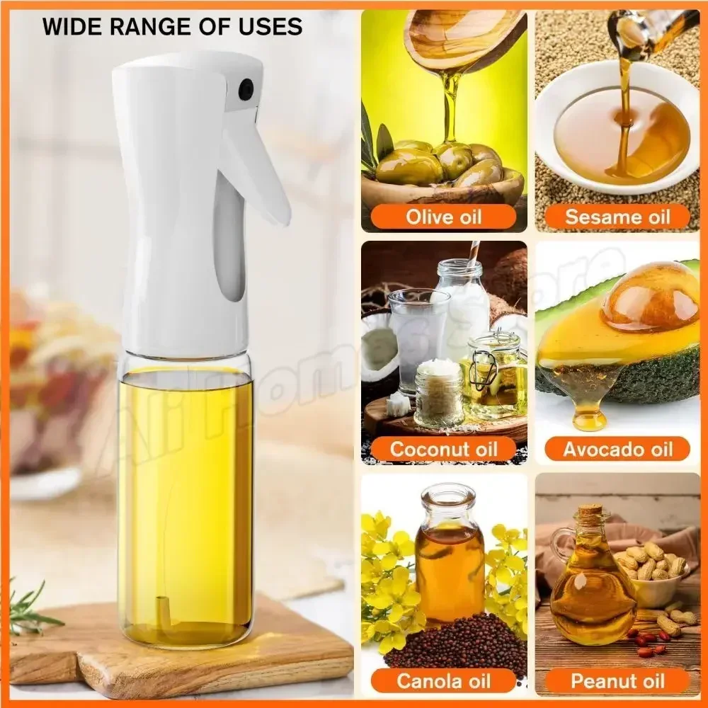 200/300/500ML Olive Oil Sprayer Bottle Kitchen Nebulizer Dispenser Spray Diffuser for Airfryer BBQ oil sprayer