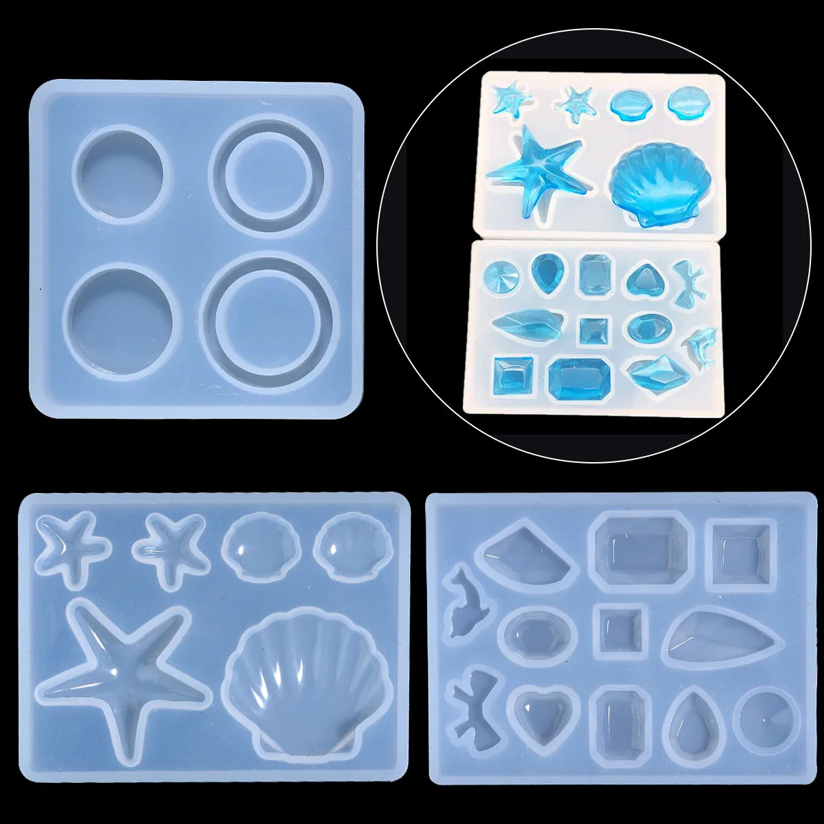 Harz Internationale Schach Set Form Mit Schachbrett Silikon Harz Formen Kristall Charms Epoxidharz Silikon Für Diy Form Werkzeuge – Detail 8