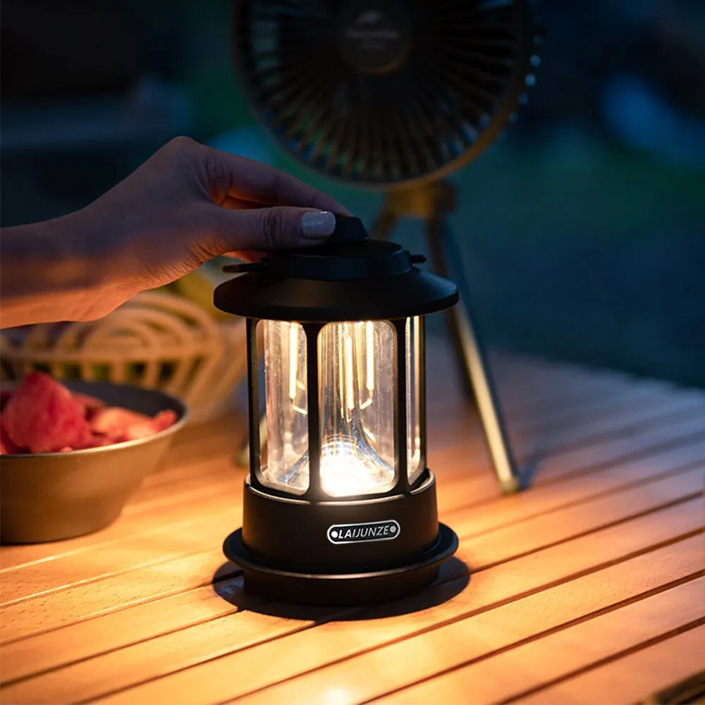 Solar Rechargeable Camping Lantern, Portable LED Camp Light Flashlight Lamp  : Product Review 