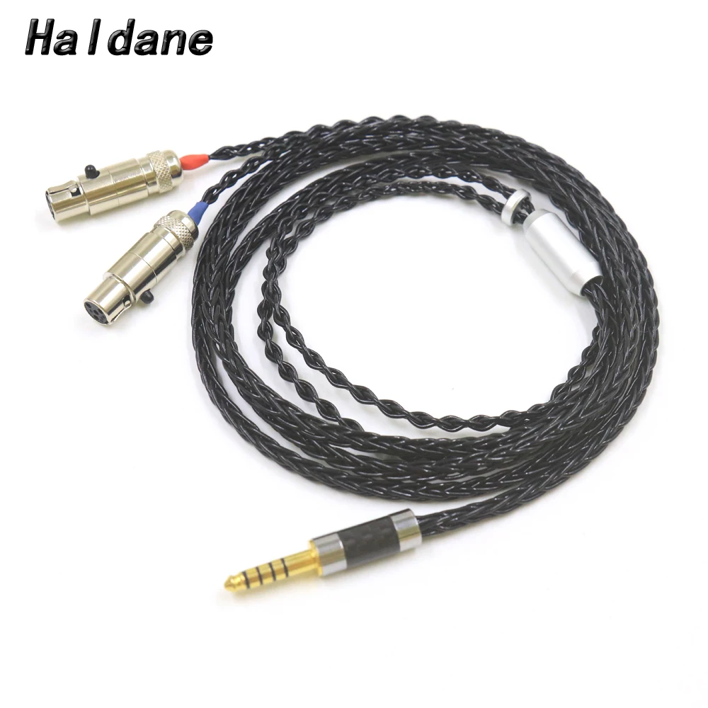 Cavo Hifi Bilanciato Da 4.4Mm Di Alta Qualità Haldane Compatibile Con Cuffie Audeze Lcd-2, Lcd-3, Lcd-4, Lcd-X, Lcd-Xc