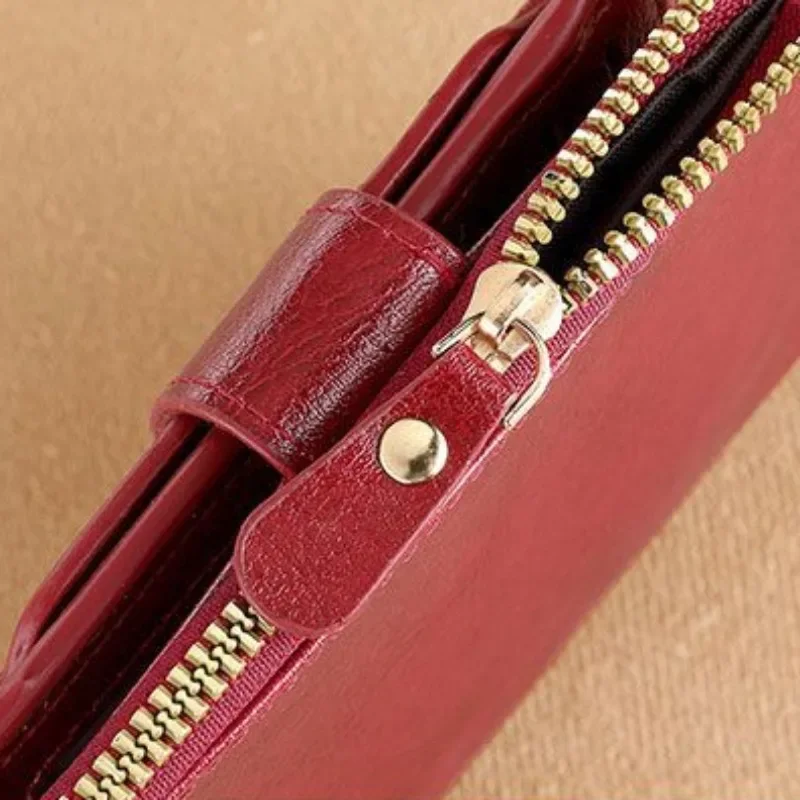 AlphaHide Genuine Leather Bifold Wallet For Women - RFID Blocking, Compact With Zipper Coin Pocket & Removable Card Case - View #8