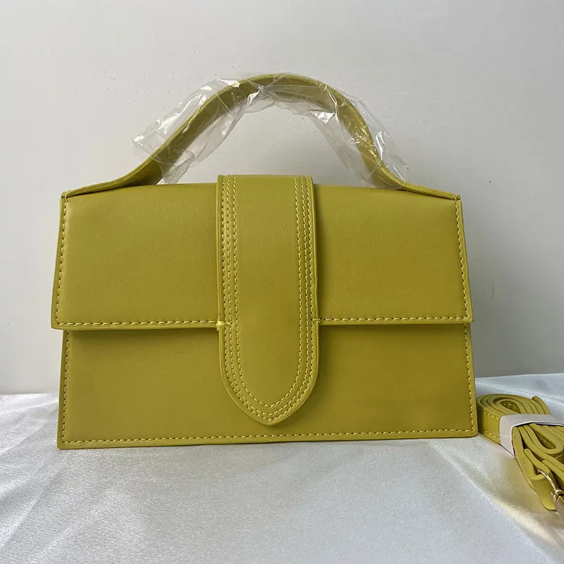 

Brand Designer Ladies Handbag High-Quality 2023 Trendy All-Match Simple Fashion Saddle Bag Solid Color Underarm Small Square Bag