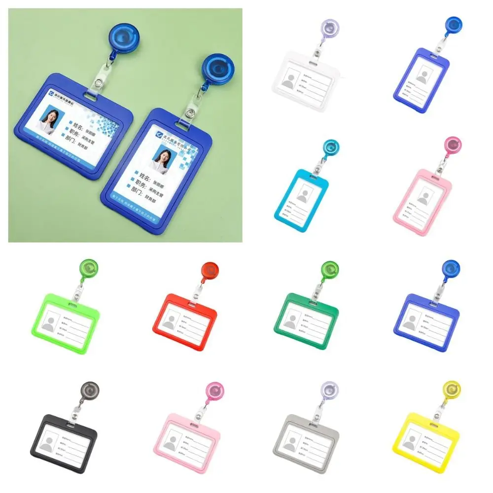 

Однотонная Выдвижная Обложка для карт, подарок, искусственная пластиковая разноцветная визитница