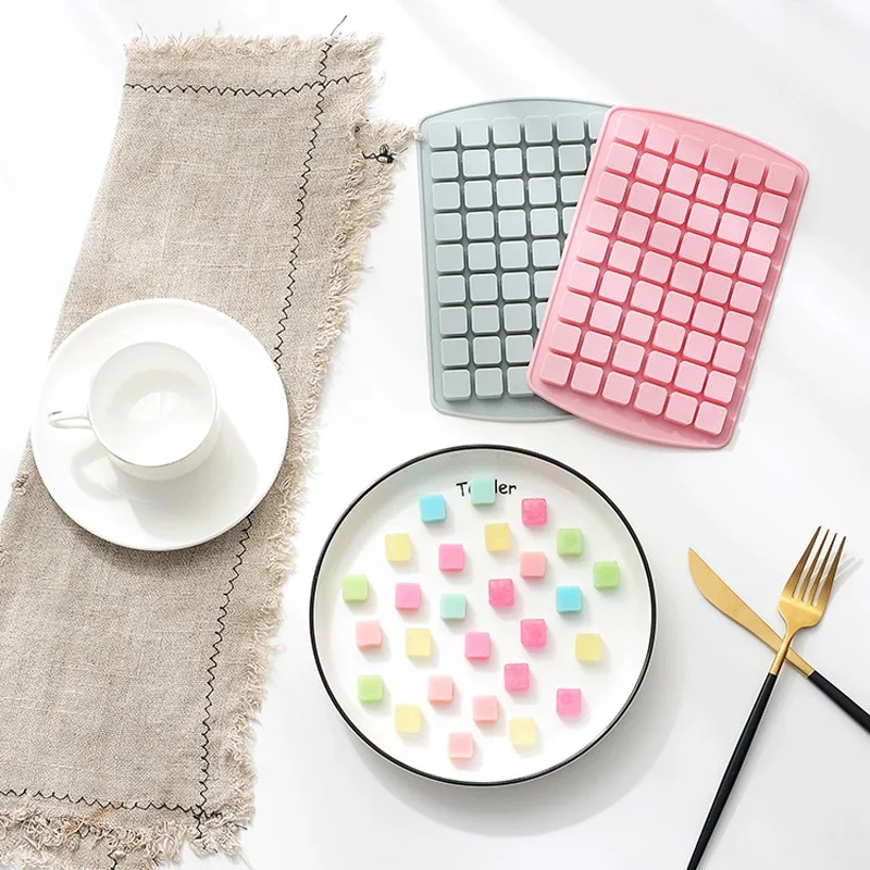 Small Square Shape Silicone Soap Mold Non-Stick Cake Mold For Making Jelly Cake Mousse Soap DIY Handmade Tool
