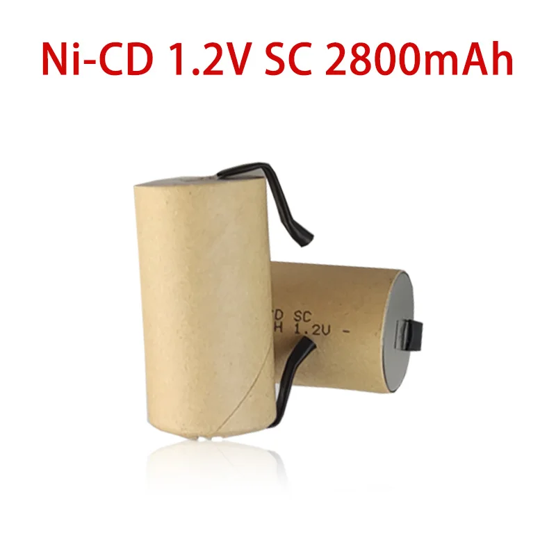 Nuova Batteria Sc 2800Mah 1.2V Ni-Cd Batterie Ricaricabili Per Makita Bosch B & D Hitachi Metabo Dewalt Per Cacciavite Elettrico