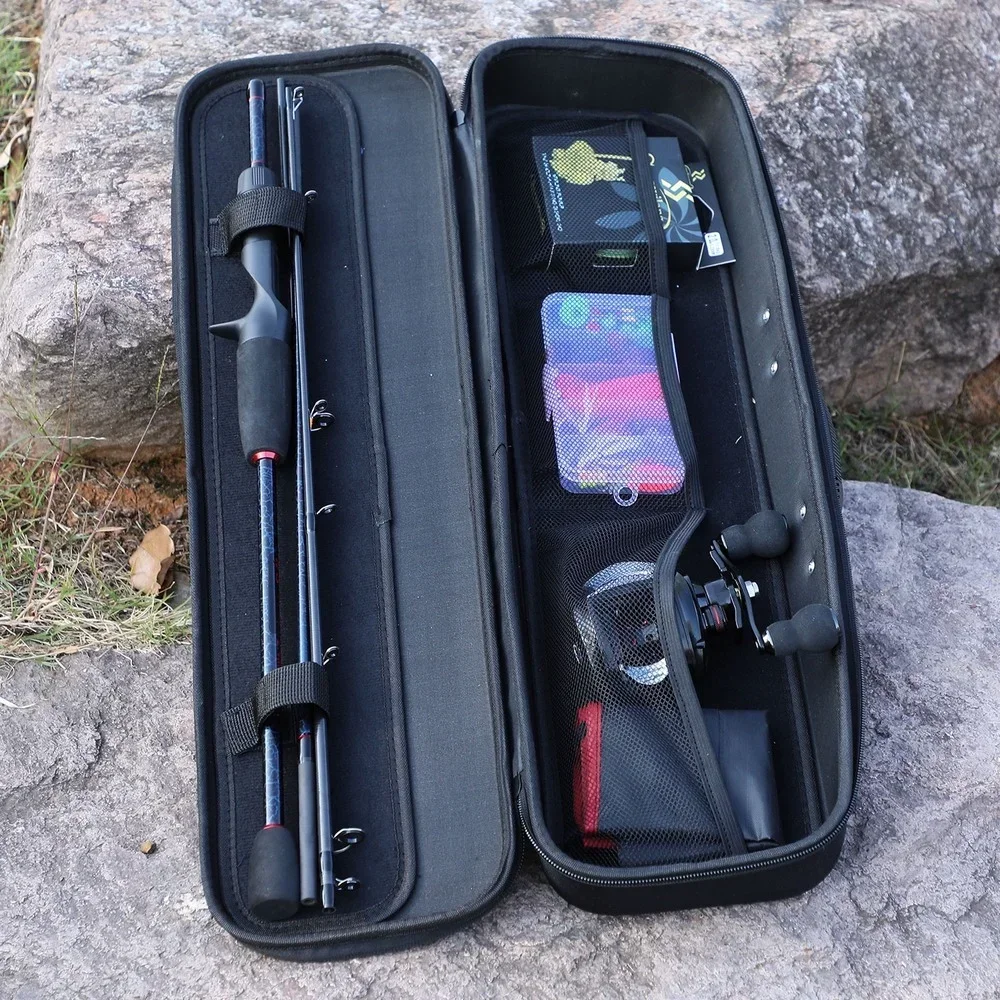 5-Section Fishing Rod & 12LB Baitcasting Reel Full Set 6