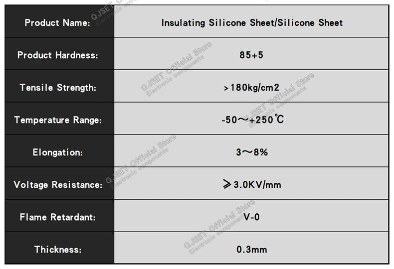 100 Stück TO-220 TO-3P1 247 Triode Wärmeleitfähige Silikonröhre Wärmeableitung Isolierende Abstandshalter 13x19mm 20*25mm 18*22*28mm – Detail 3