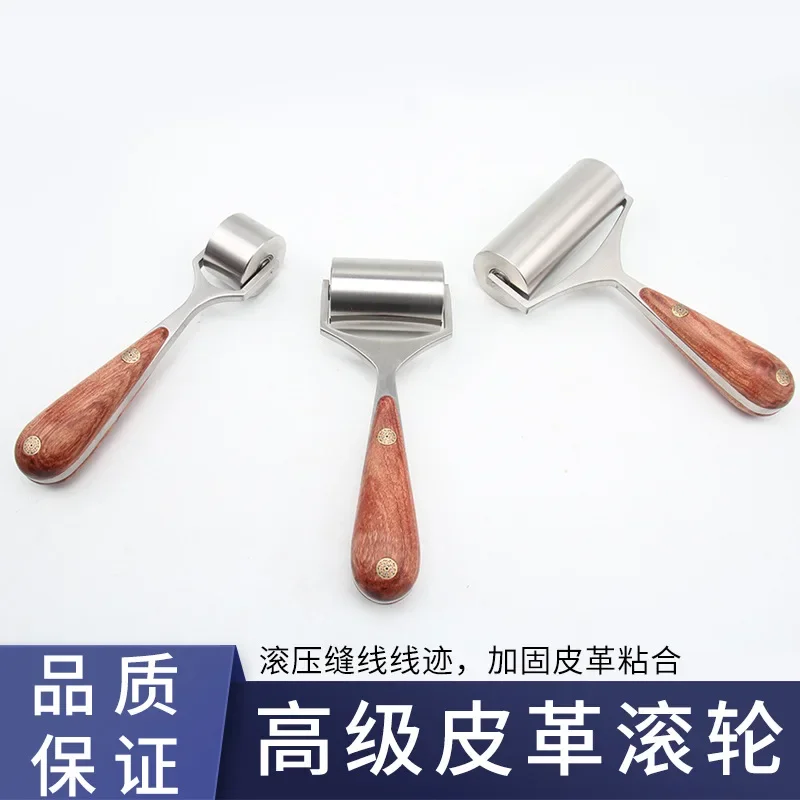 

Handmade DIY Leather Goods Tools High-grade Leather Rollers Stainless Steel Rollers Leather Bonding Flattening Leather Tools