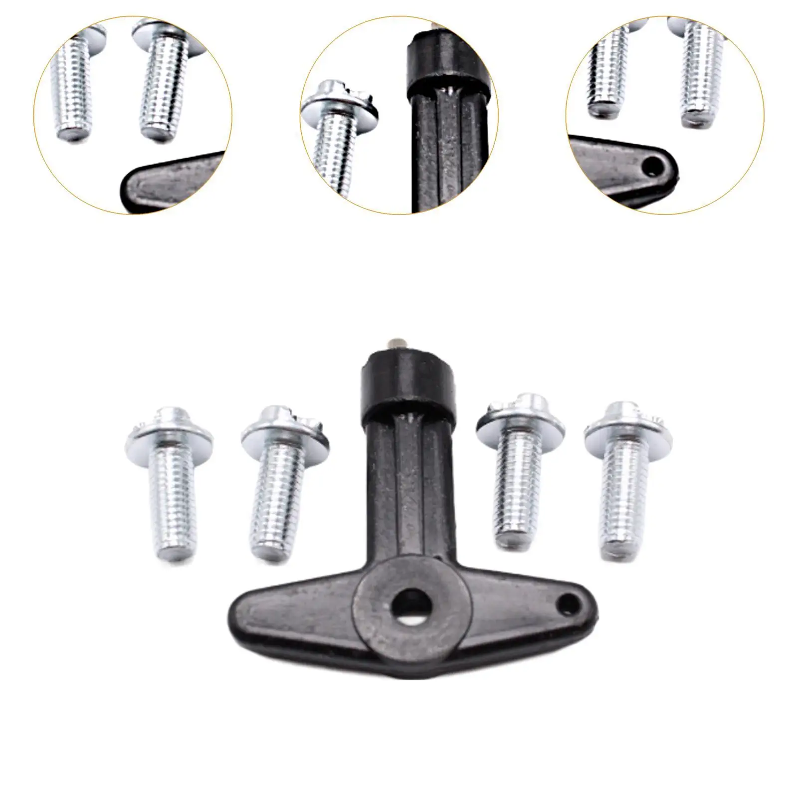 Car Accessories Alloy Wheel Centre Cap Screws Bolts with Key 7700422600 Premium Replaces for Renault Laguna MK1 Kangoo MK1 Megane MK2