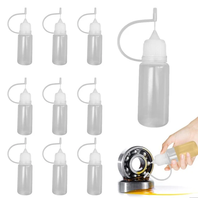 20Pcs 30Ml Plastic Squeezable Tip Applicator Bottle Refillable Dropper  Bottles With Needle Tip Caps For Glue DIY - AliExpress