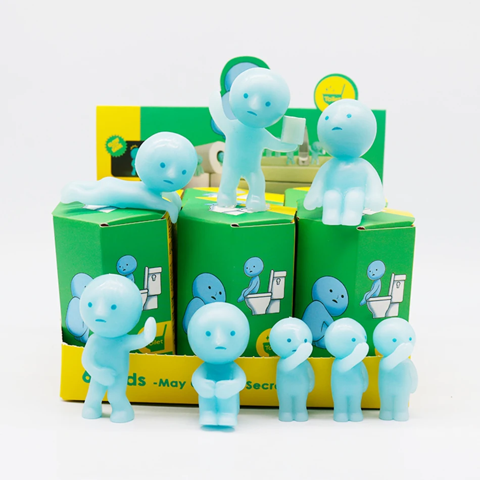 Smiski Hippers Blind Box Yoga Fitness Series Mini Figure Cute