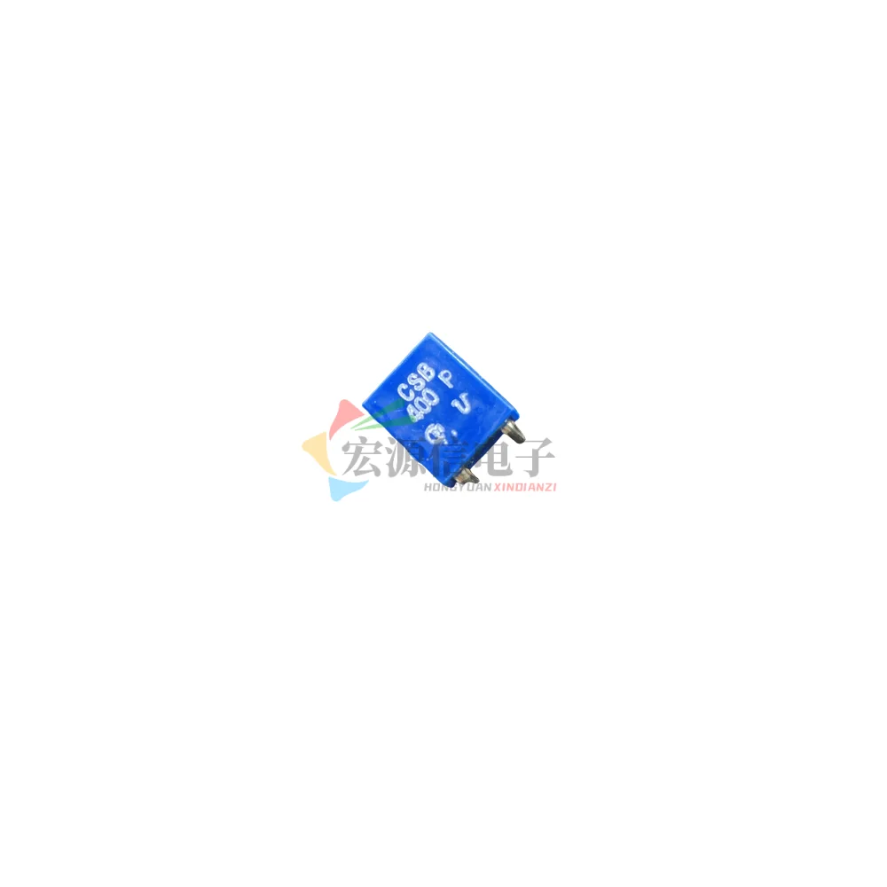 50PCS/400K 수입 인라인 세라믹 수정 발진기 CSB400PB 400P 400KHZ 구부러진 발 세라믹 발진기