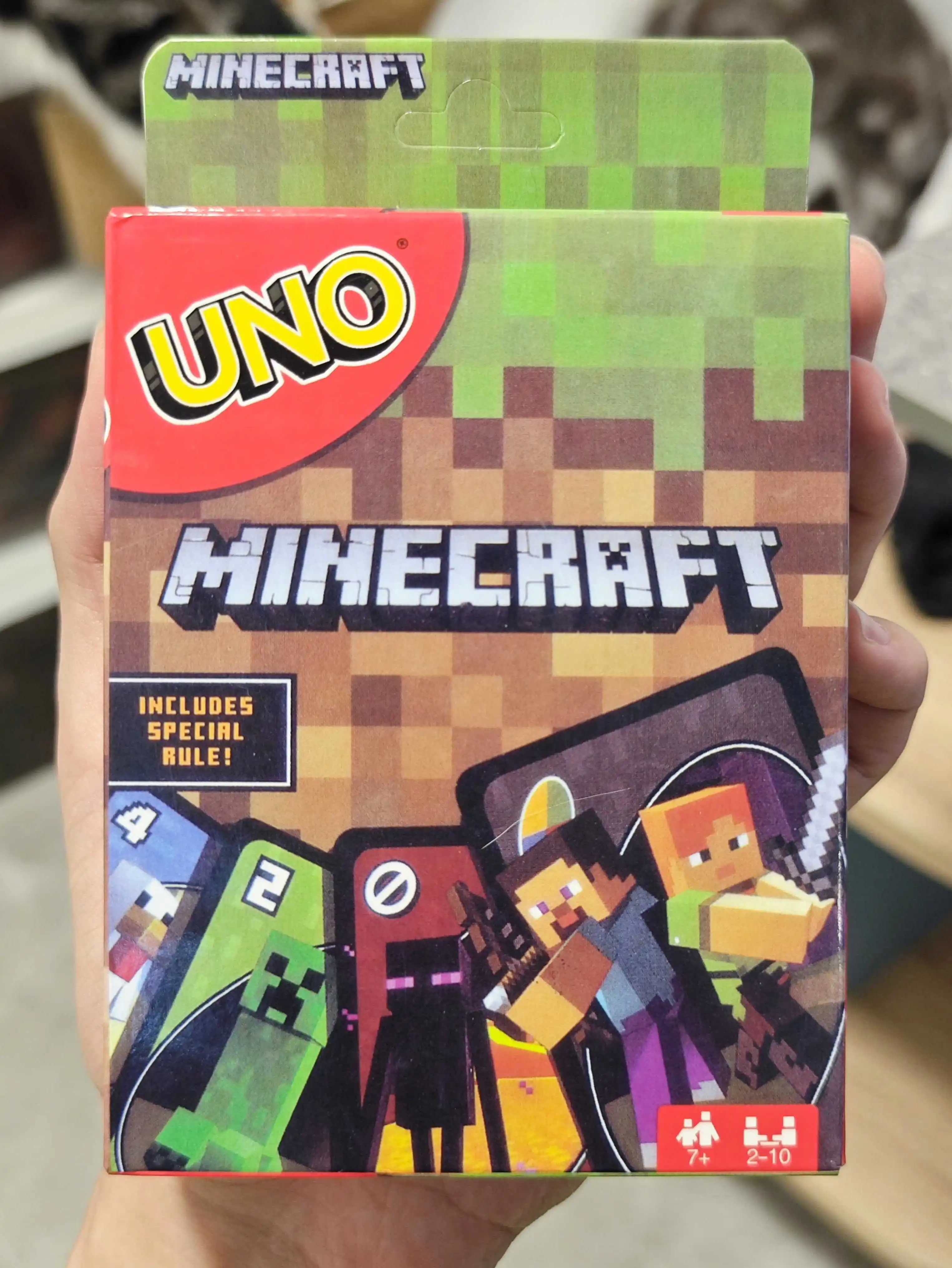 UNO Surrounding Minecraft Party Board Game Multiplayer Team Building Leisure Party Card Game