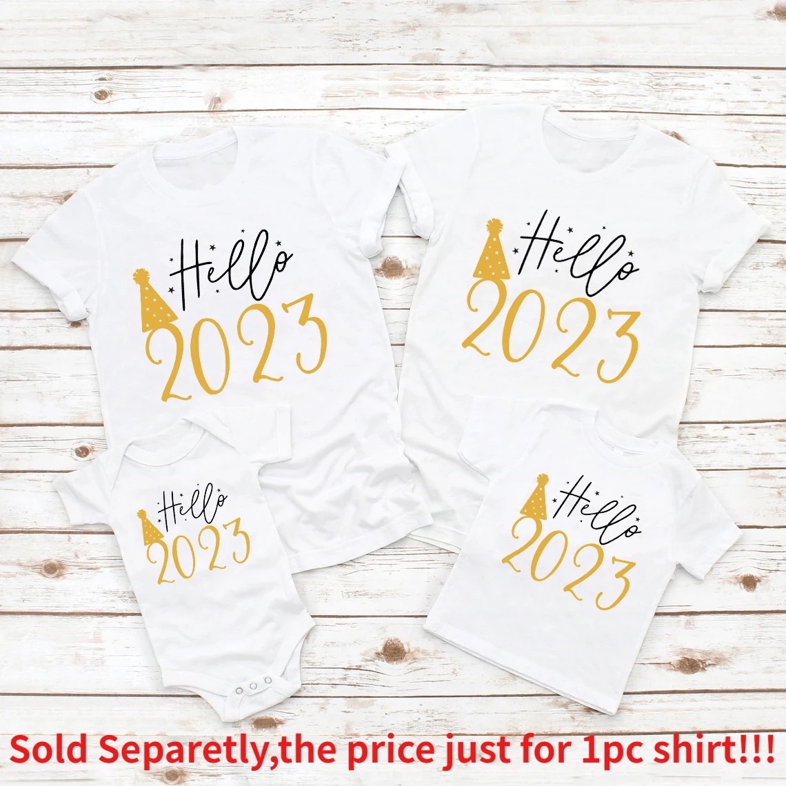 thumbnail image 1 of Ropa a juego familiar con estampado de Feliz Navidad, camisetas de algodón para papá y mamá, monos para bebés, camisetas familiares navideñas, 1 of 5