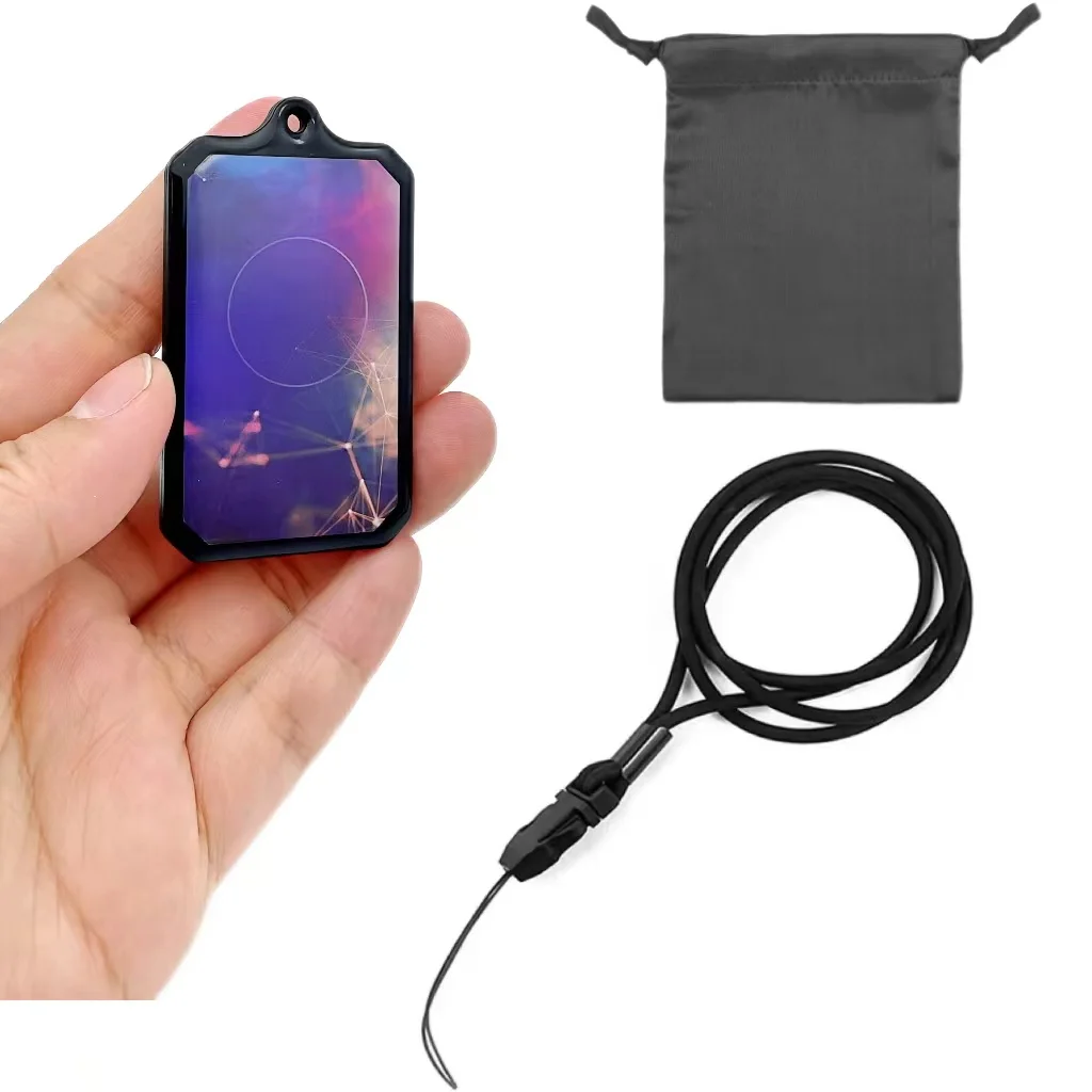 Enhanced Quantum Energy Chip Card with Bag and Charms