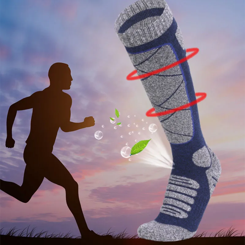 Long men's ski socks outdoor sports thickening mountaineering socks ski stockings
