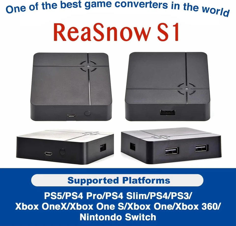 ReaSnow S1 adapter for PS5/PS4/PS3/Xbox Series X|S/Xbox One