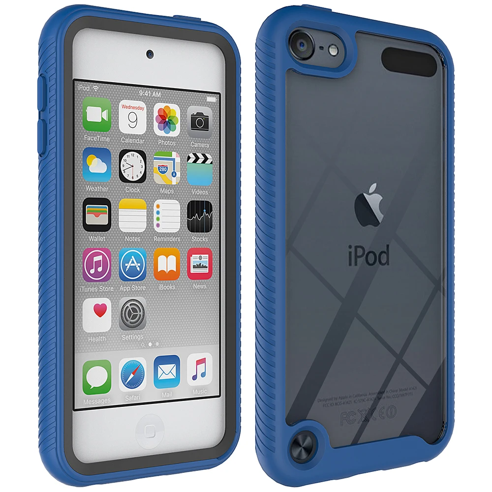 Custodia Libro Portafoglio Per IPod Touch 7 – Pelle PU Marmo Verde Con Slot Carte, Chiusura Magnetica E Supporto Antiurto