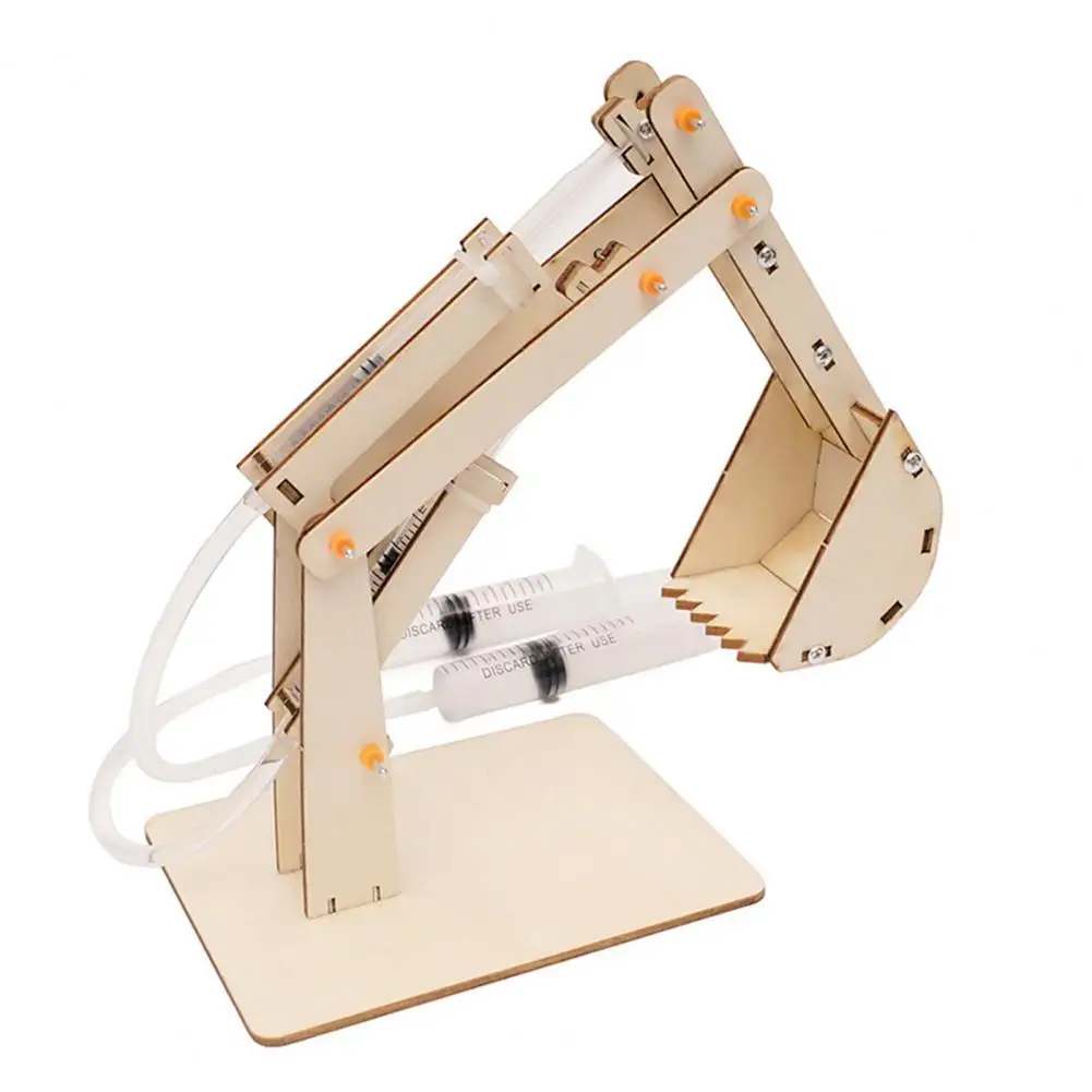 

Physics Experiment Kit Educational 3d Wooden Science Kit Fun Diy Toy for Kids to Learn Physics Concepts Build Excavator Explore