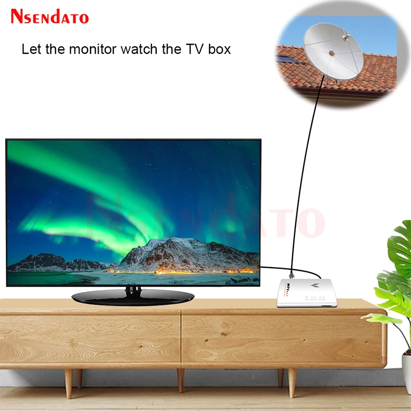 Sintonizador de TV externo VGA MTV Box para monitor lcd, receptor AV a VGA,  decodificador de TV con Control remoto, compatible con PAL/NTSC - AliExpress