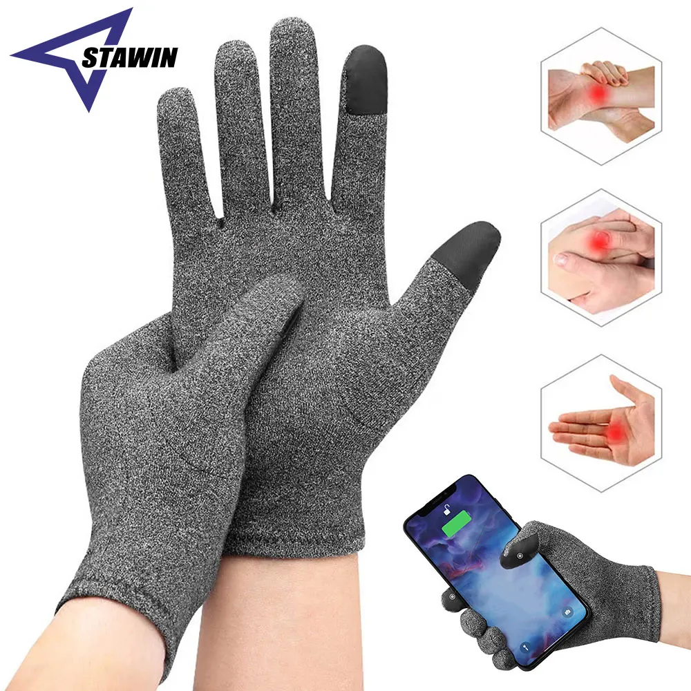 Compression Arthritis Gloves for Men Women, Full Finger for Rheumatoid, Osteoarthritis, Flexible Wrist and Thumb Pressure Relief