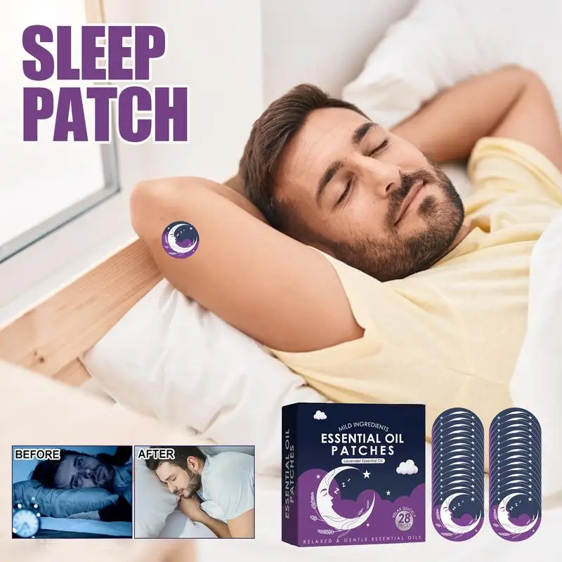 Sleep aid Patches 28PCS Sleep Stickers Self-adhesive Mood Calming And Bed Time Stickers For Kids And Adults For Relaxation
