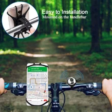 

Silicone rotatable bicycle mobile phone holder motorcycle suitable for iPhone 12 11 pro max 7 8 plus X Xr Xs mobile phone