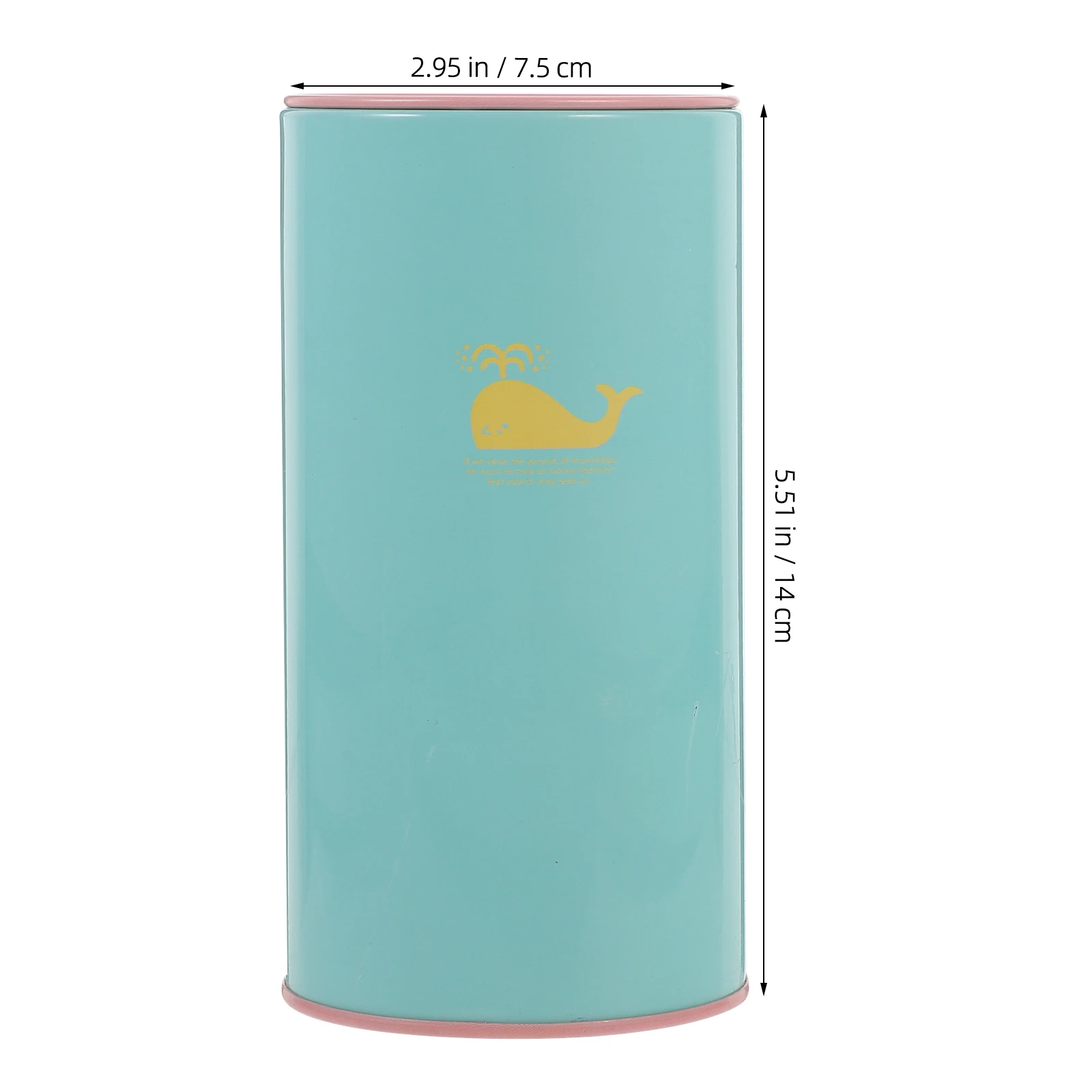 1Pc Children S Piggy Bank Metal Money Pot Coin Savings Box Iron Jar For Kids Room Cartoon Whale Design Square Shape Student Gift 2