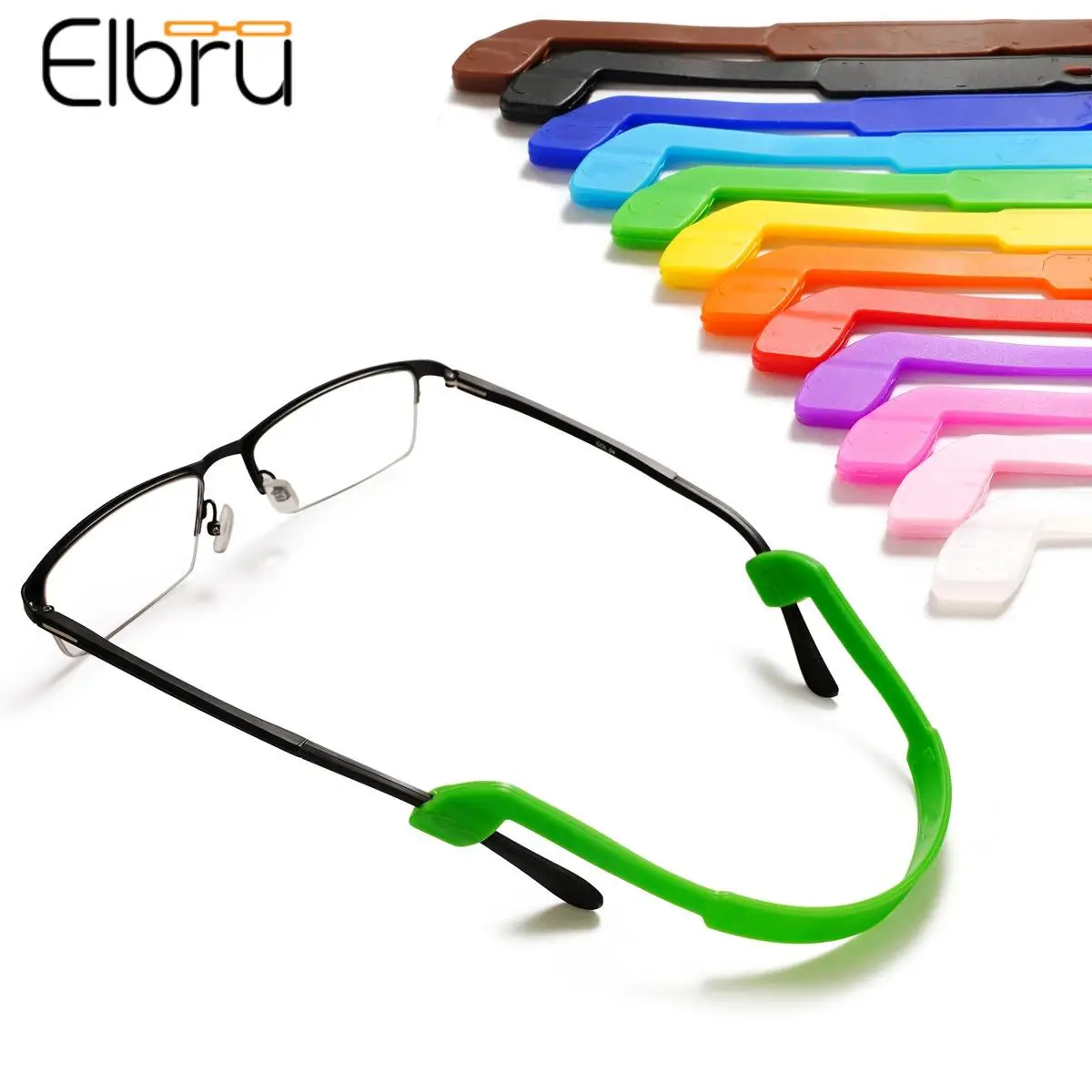 

Elbru Anti-slip Color Silicone Glasses Ear Hook Eyeglasses Leg Ear Hook Stopper Bracket Fastener Accessories Tip Eyewear Holder