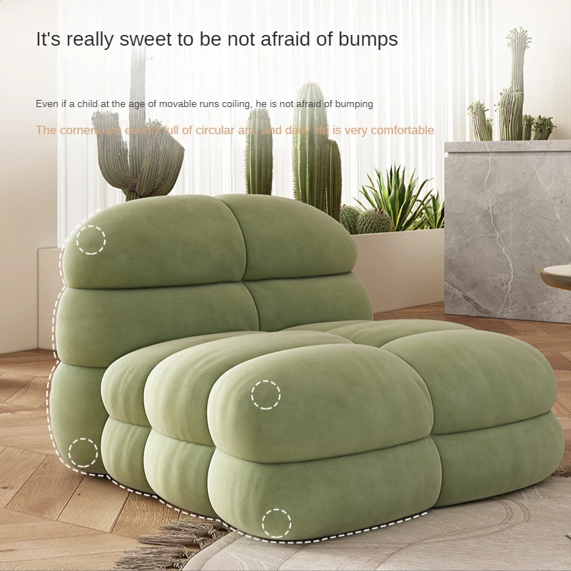 

Designer Lazy Small Sofa Chair Bedroom Nordic Leisure Minimalist Style Single Reclining Living Room Furniture Muebles De La Sala