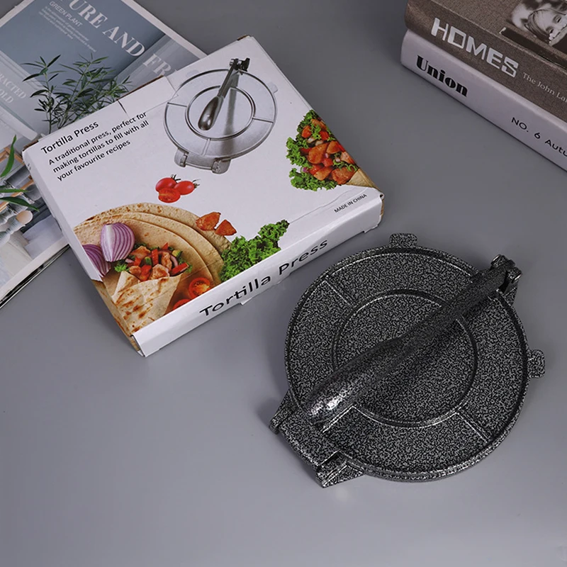 16/20cm DIY Tortilla Press Maker Aluminium Alloy Manual Corn Tortillas Dough Pressing Tools Kitchen Bakeware Cooking Accessories