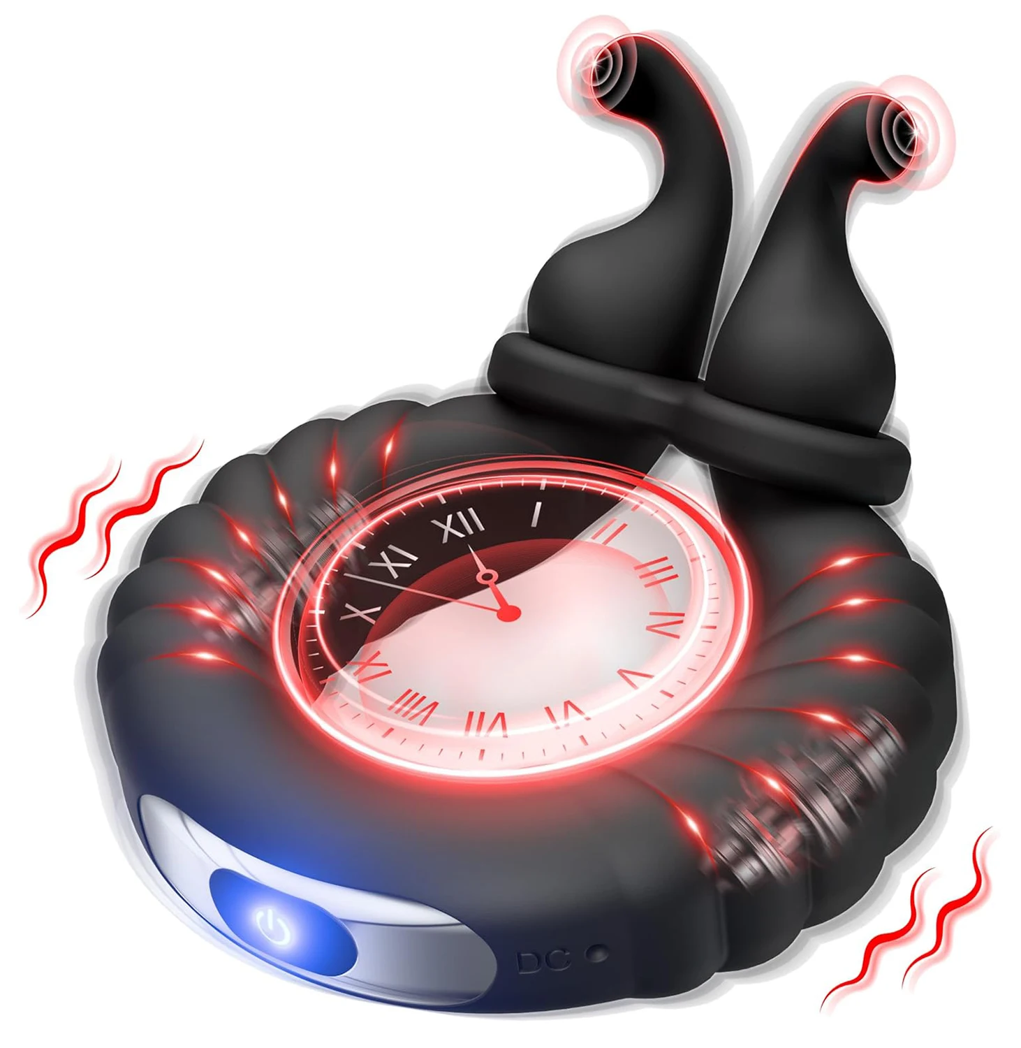 Vibrating Cock Ring App Controlled Penis Rings Rabbit Design Silicone G Spot Clitoris Vibrator Couples Adult Sex Toys for Man