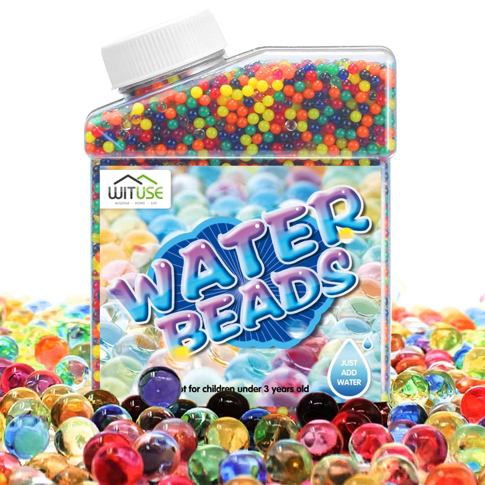 New Non Toxic Water Beads Small and Large Jumbo Water Beads Rainbow Mixed Jelly  Beads Water Gel Balls Sensory Toys Decoration - AliExpress