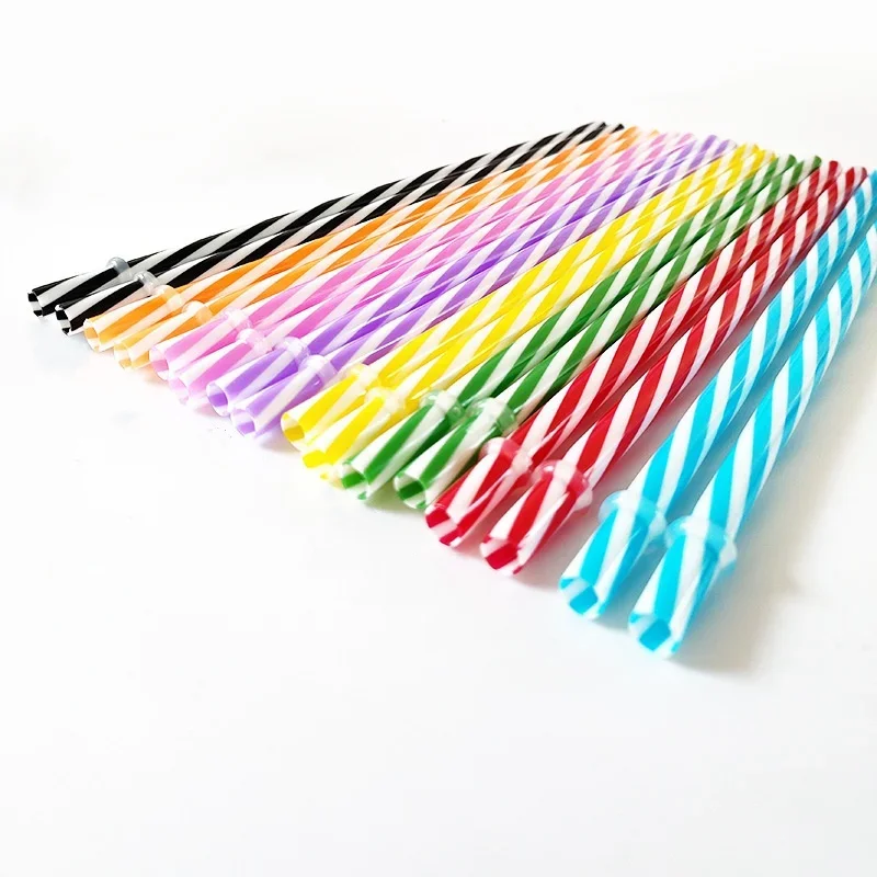 Tritan Hard Plastic Reusable Straws With Cleaning Brush,10.5 In Long...