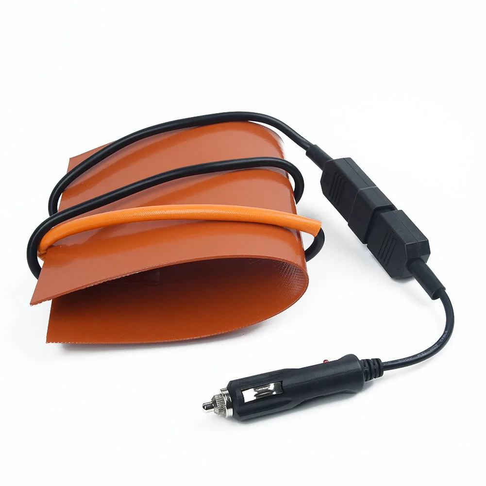 Flexible Silicone heating Pad Food Heater Hot Pizza 100W 65 degrees Delivery Bag Mat Orange Temperature Useful