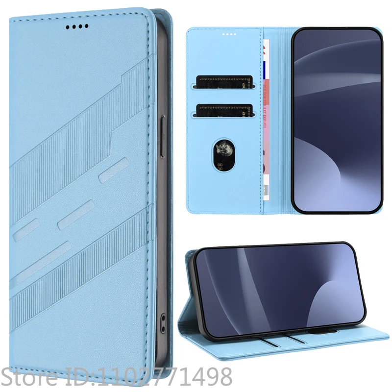 Luxury Wallet Flip Cover Phone Case - Magnetic Shockproof Leather