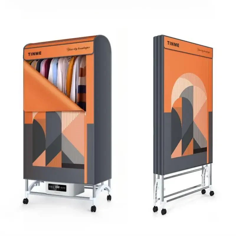 TINME Clothes Dryer 2600W 220V Electric Clothes Drying Rack Intelligent Remote Control 600L Big Capacity Drying Machine