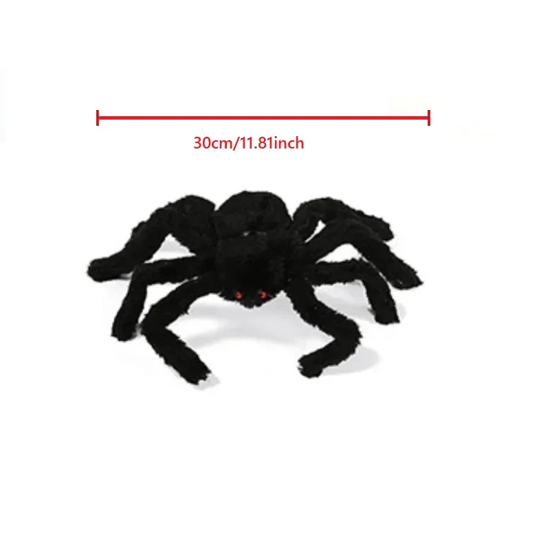 Ragno Gigante Luminoso Per Halloween, 132 Cm, Con 90 Luci LED, Impermeabile IP44, Per Esterni, Con Picchetti Di Fissaggio - 4