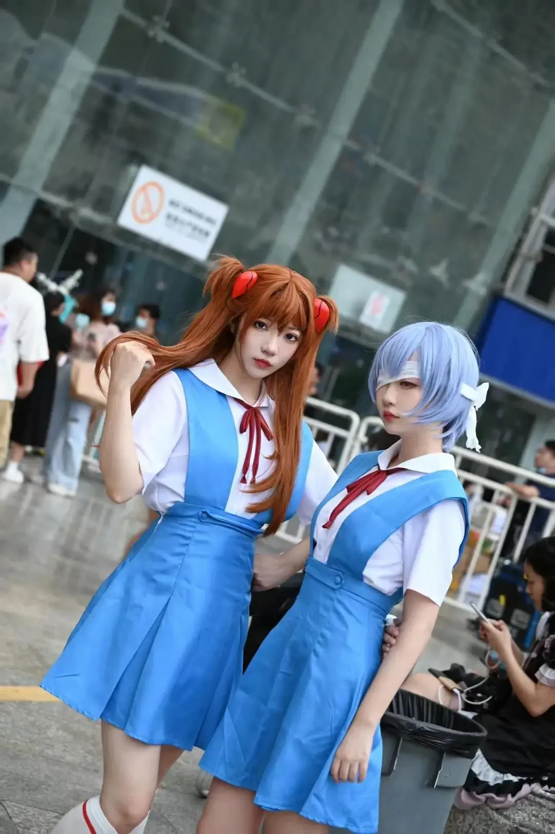 Neon Genesis Evangelion Asuka Langley School Uniform Cosplay Costume
