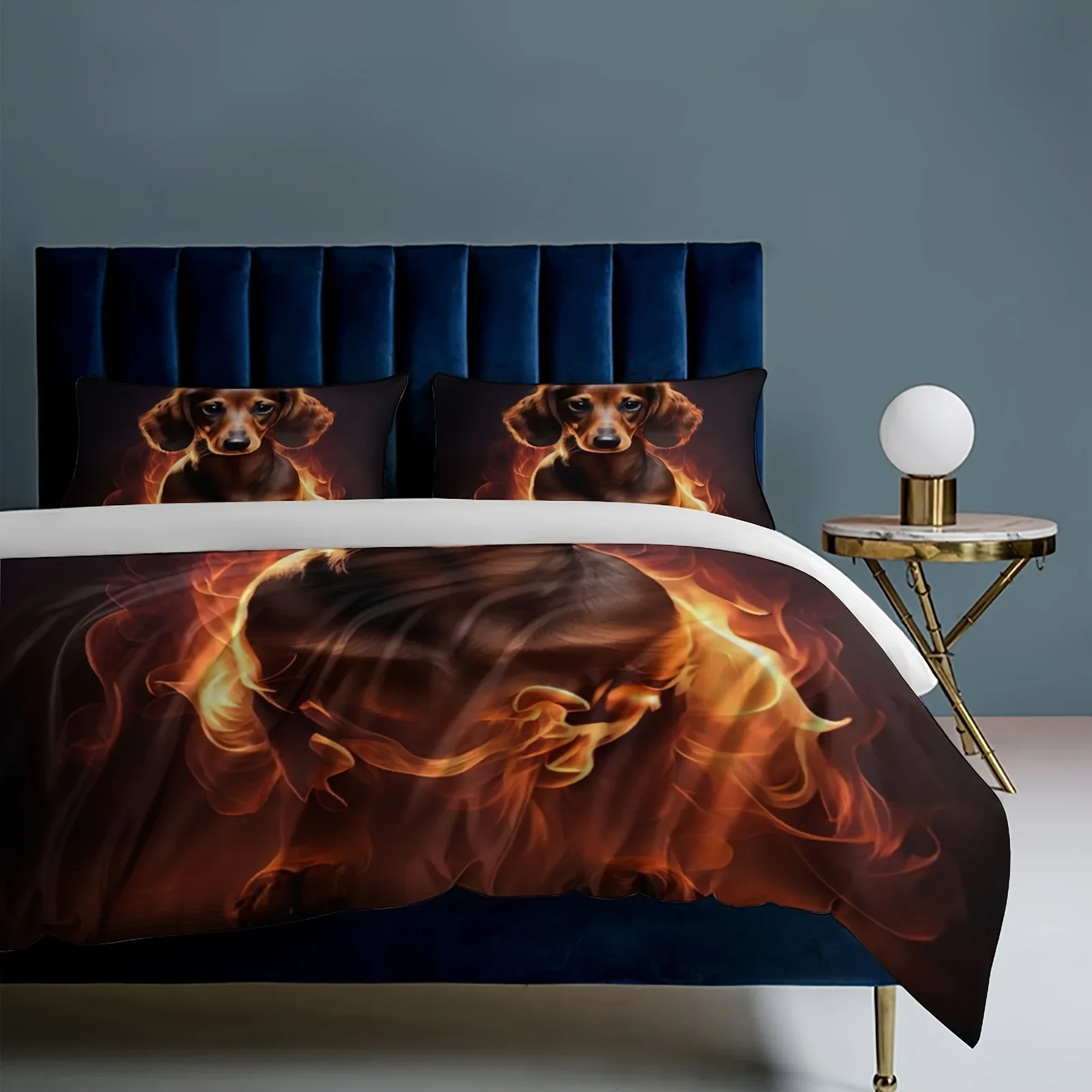 Soft Comfortable Duvet Cover Set with Zipper 1/2 Pillowcases - No Filling Included Bedding Set for a Restful Night's Sleep