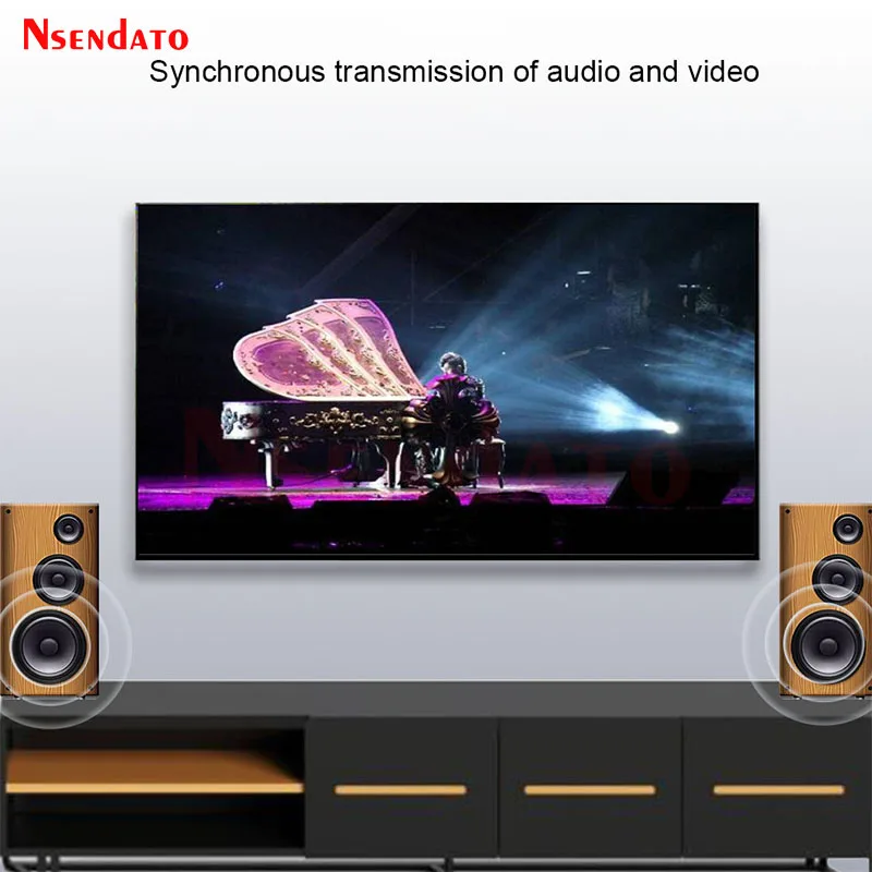 LKV473KVM 4K 60hz HDMI KVM USB Extender 120m Over Ethernet UTP/STP RJ45 Cat5e/6 Extender HDMI Transmitter Receiver Kit For PS3