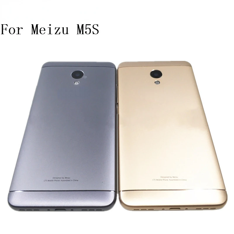 

Original Housing For Meizu M5S M612H M612M Metal Battery Back Cover Mobile Phone Replacement Parts Case With Buttons Camera Lens