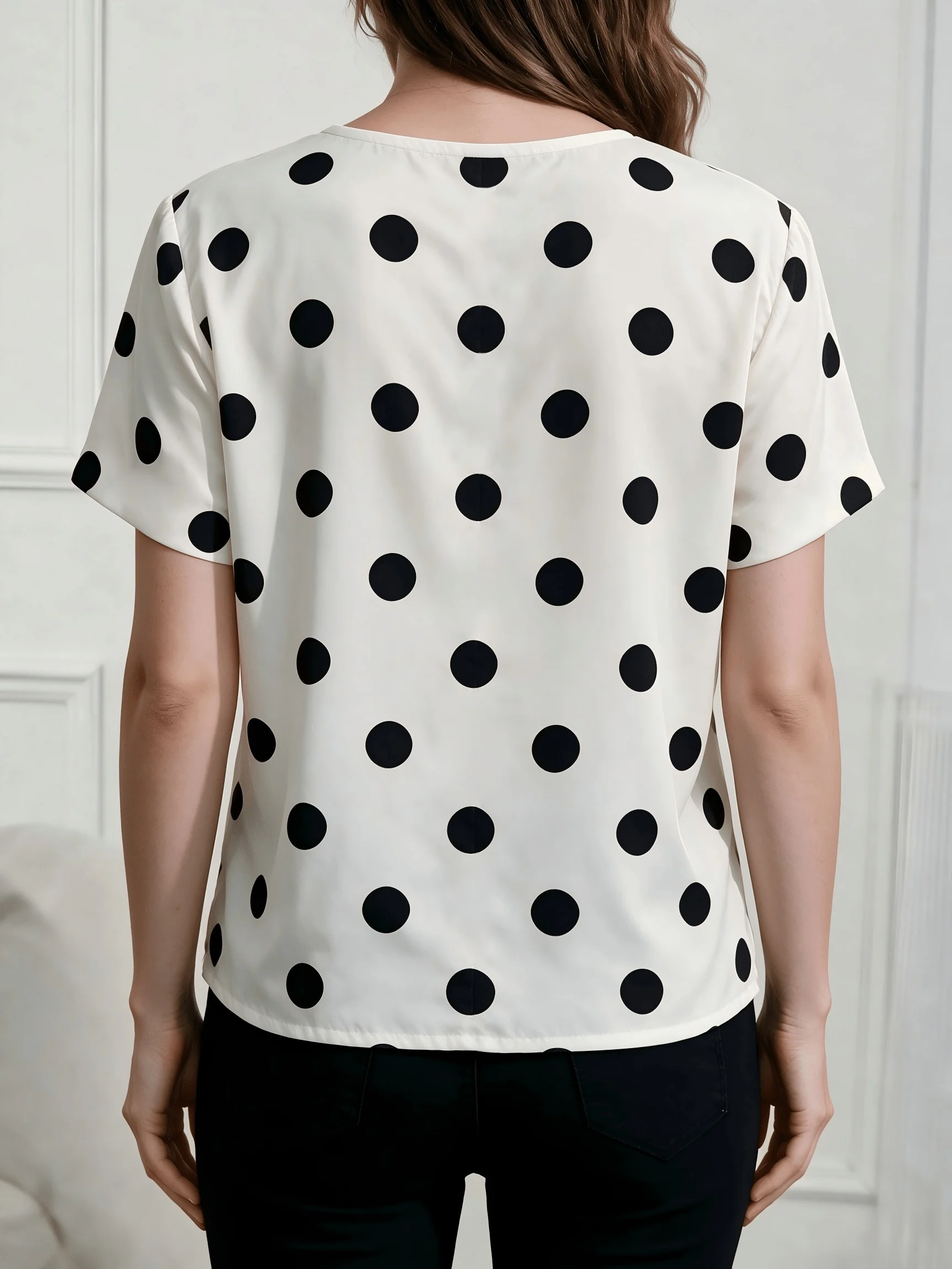 Chemise ample pour femme, chemisier décontracté et élégant, haut de vacances et de week-end