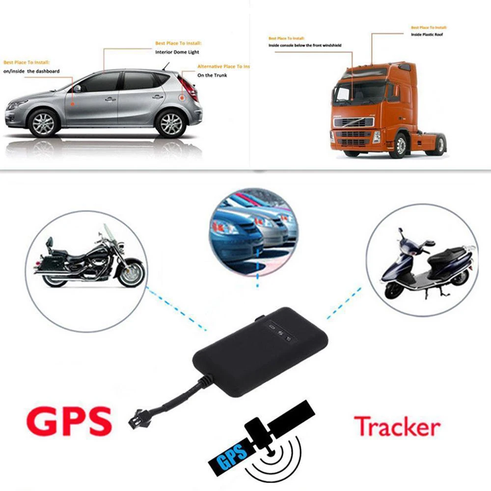 Car GPS Tracker GT02D Guaranteed Vehicle Motorcycle Tracking Android IOS APP Positioner