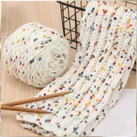 A3 50g/Roll Rainbow Beans Wool Yarn Cute Yarn Knitting Thread DIY Craft Scarf Sweater Knitted Yarn Sewing Accessories 1