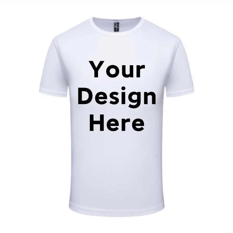 T-shirt girocollo ad asciugatura rapida in 10 colori T-shirt da corsa con logo ricamato stampato personalizzato Sport Fitness Top manica corta 4XL - immagine 3
